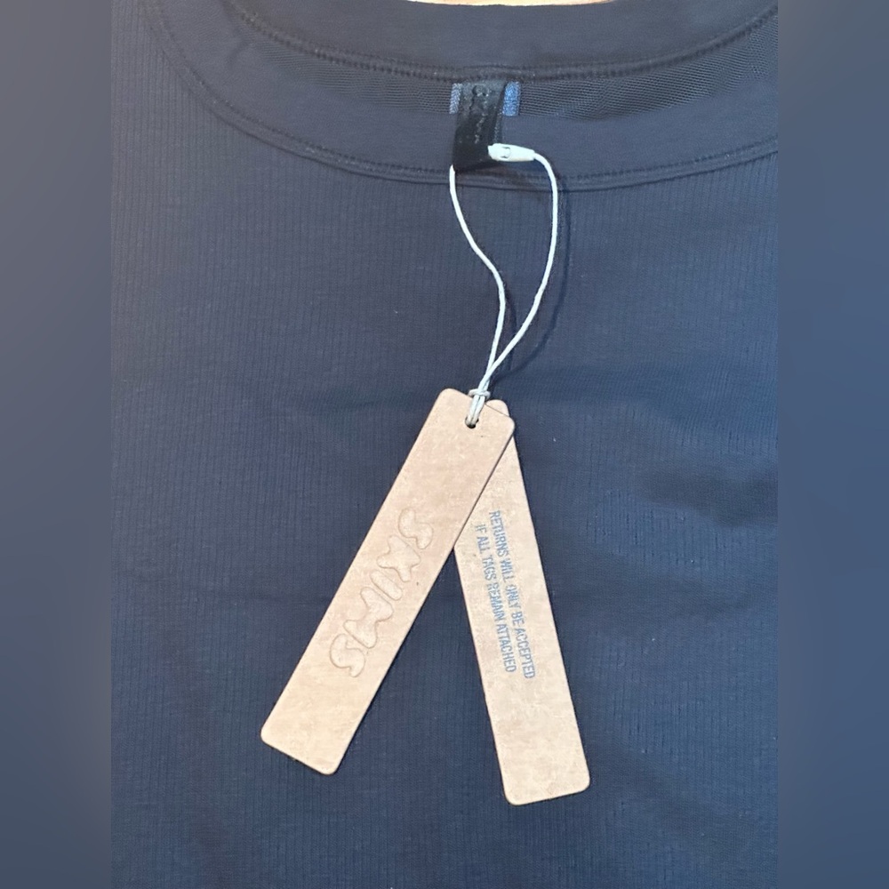 NWT SKIMS Cotton Rib Onesie - Picture 3 of 4